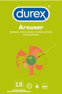 DUREX kondómy Arouser rebrované 18 ks