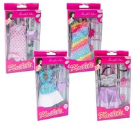 Sada bláznivého oblečenia BARBIE DOLL CLOTHES