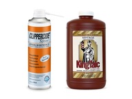 BARBICIDE SET CLIPERCIDE Spray + KING TALC Vintage