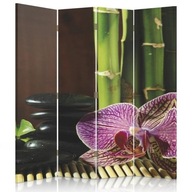 Obojstranný predeľovač izieb, Zen s ružovou orchideou - 14