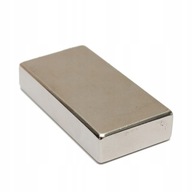 Neodymový tanierový magnet 45x25x10 mm STRONG N42 silný obdĺžnikový tyčový magnet