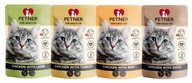 PETNER Sada vrecúšok s príchuťami Cat Mix 12x85g