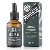 Proraso Cypress & Vetyver Beard Oil - cyprusový olej na fúzy, 30ml