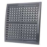 Nastaviteľná PVC ventilačná mriežka 150x150 mm