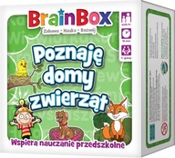 VZDELÁVACIA HRA BRAIN BOX POZNÁM SA DO DOMOV PRE ZVIERATÁ 4+