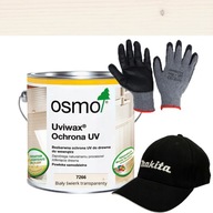 OSMO OCHRANA DREVA PROTI UV UVIWAX 7266 2,5L BIELE SMREK + DARČEKY ZADARMO