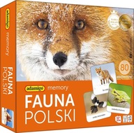 MEMORY Fauna Polish Animals 80 dielikov Hra