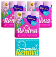 3x toaletný papier Renova SkinCare Lotion 12 ks