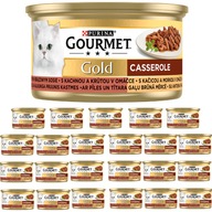 Gourmet Gold s kačkou a morkou v omáčke 24x85g