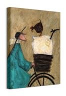 Obraz Sam Toft Ernest na bicykli Obraz na plátne 40x50 cm