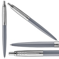 Exkluzívne automatické guľôčkové pero Parker Jotter XL Matte Grey, modré