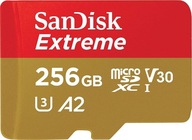 Extreme MicroSDXC 256 GB Class 10 UHSI/U3 A2 V30