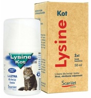 Lysine Cat gél 50 ml Scanvet