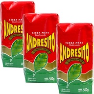 Yerba Mate Andresito Despalada bez paličiek Strong 3x 500g 1,5kg Strong