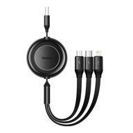 Kábel USB 3v1 - USB-C, Lightning, micro USB 110 cm Baseus CAMJ010001