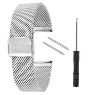 NÁRAMOK NA HODINKY MESH/MESH 18MM - STRIEBORNÝ