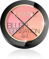 EVELINE - BLUSH SENSATION Paletka 4 líceniek na tvár