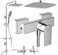 HANSGROHE bateria prysznicowa +zestaw DESZCZOWNICA