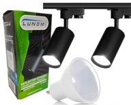 2X Track Lamp LED reflektor na GU10 Ring Black