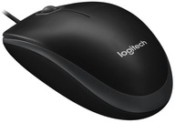 Káblová optická myš Logitech B100 USB, čierna