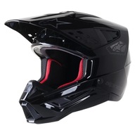 PRILBA ALPINESTARS SCOUT CROSS ENDURO SM5 S-M5 BLACK GLOSSY BLACK Veľkosť L