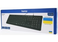 Drôtová klávesnica QWERTY UKRAINE KC-200 HAMA