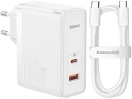 Baseus GaN5 Pro rýchla USB-C + USB 100W nabíjačka