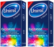 UNIMIL EXCITATION MAX kondómy Tabs 24 ks