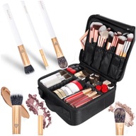 SET Kozmetická taštička s 3x štetcom na podkladový make-up