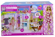 Barbie Kompaktný domček + bábika HCD48 MATTEL