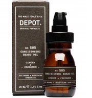 DEPOT 505 BEARD OIL Výživný olej na fúzy 30ml