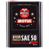 MOTUL CLASSIC SAE 50 MINERÁLNY OLEJ PRE CLASSICS 2L