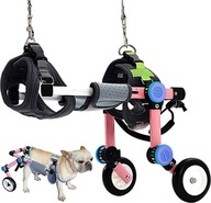 XS závesný invalidný vozík pre psov