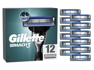 Holiace čepele GILLETTE Mach3 (12 kusov)