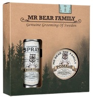 Originálny set Mr Bear Family Spray + Pomáda