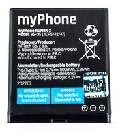 Batéria mPTech myPhone Rumba 2 BS-35 ORIGINÁL