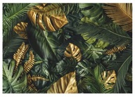 Fototapeta MONSTERA LEAVES Zlatozelená 368x254