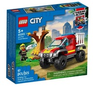 LEGO CITY 60393 HASIČSKÉ VOZIDLO 4x4 ZÁCHRANNÁ MISIA