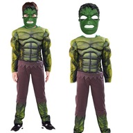 HULK OUTFIT CHLAPČENSKÉ KARNEVALOVÉ ŠATY + AVENGERS MASKA veľkosť M