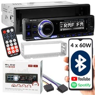 AUTORÁDIO 1DIN RDS BLUETOOTH USB AUX MIKROFÓN DIAĽKOVÝ DIAĽKOVÝ PANEL