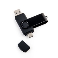 Pendrive 64 GB 3.0 USB-C TYP C ČIERNA BEZ GRAVÍRA