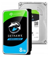 Pevný disk Seagate SKYHAWK 8TB pre nepretržitú prevádzku