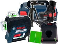 LASER GLL 3-80 CG BOSCH L-BOXX + STOJÍK + RÚČKA