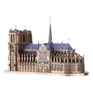 Piececool kovové puzzle 3D model - Katedrála Notre Dame