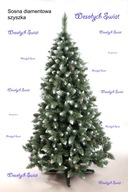 Vianočný stromček Umelý borovicový diamantový kužeľ 220 cm