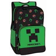 MINECRAFT ŠKOLSKÝ BATOH NA ŠKOLSKÚ FĽAŠU CREEPER