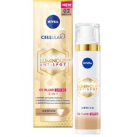 NIVEA LUMINOUS CC KRÉM SPF 30, ODTIEŇ 02/MEDIUM, 40ml