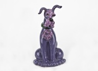 Keramická kanvica Dog violet modern