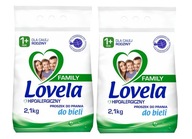 LOVELA Family Prací prášok 2x 2,1 kg biely