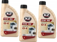 K2 MOTOR OIL CI-4 DIESEL motorový olej 15W40 - 1L